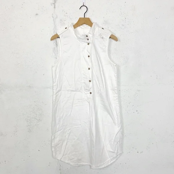 equipment denim shirt dress The Denim Shirt Dress Daybreak Medium Wash / XS